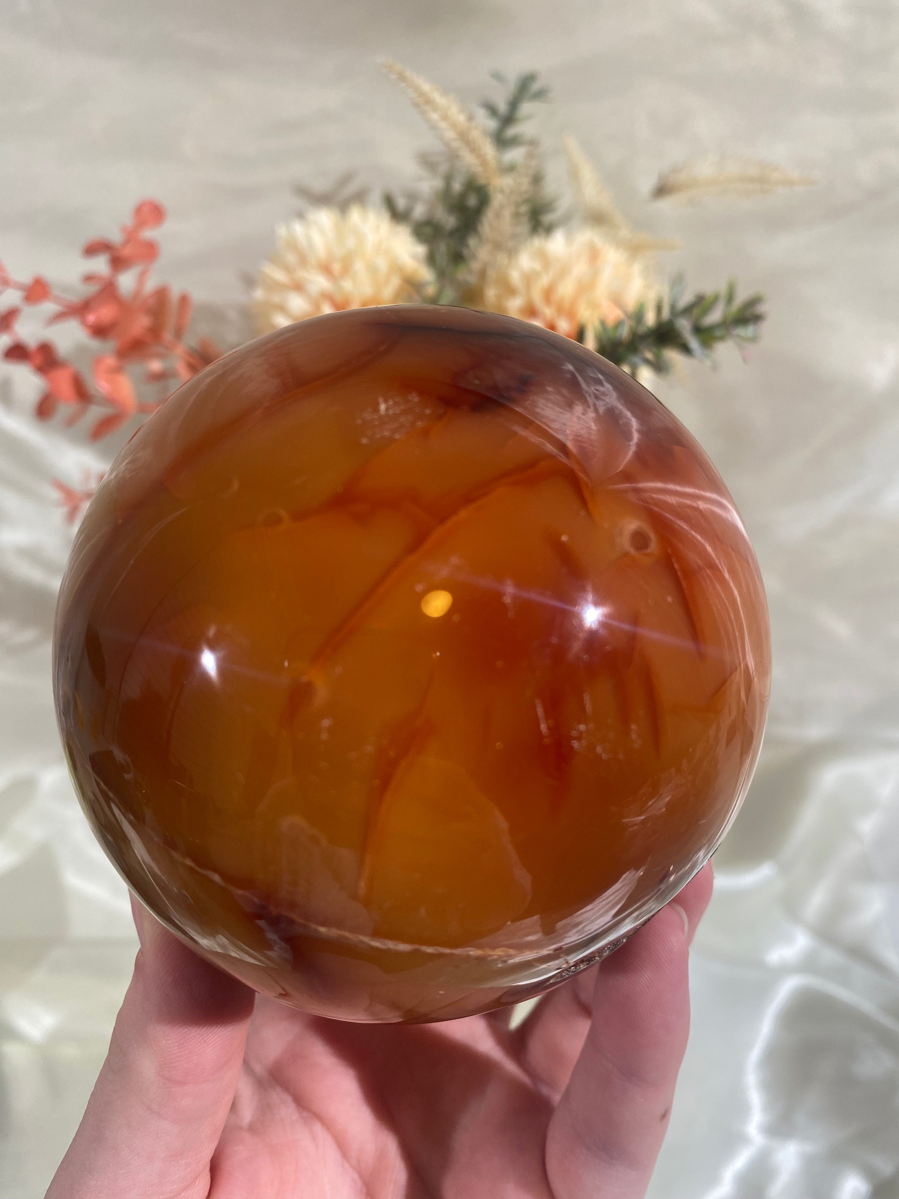 XL Carnelian Sphere (CAS14)