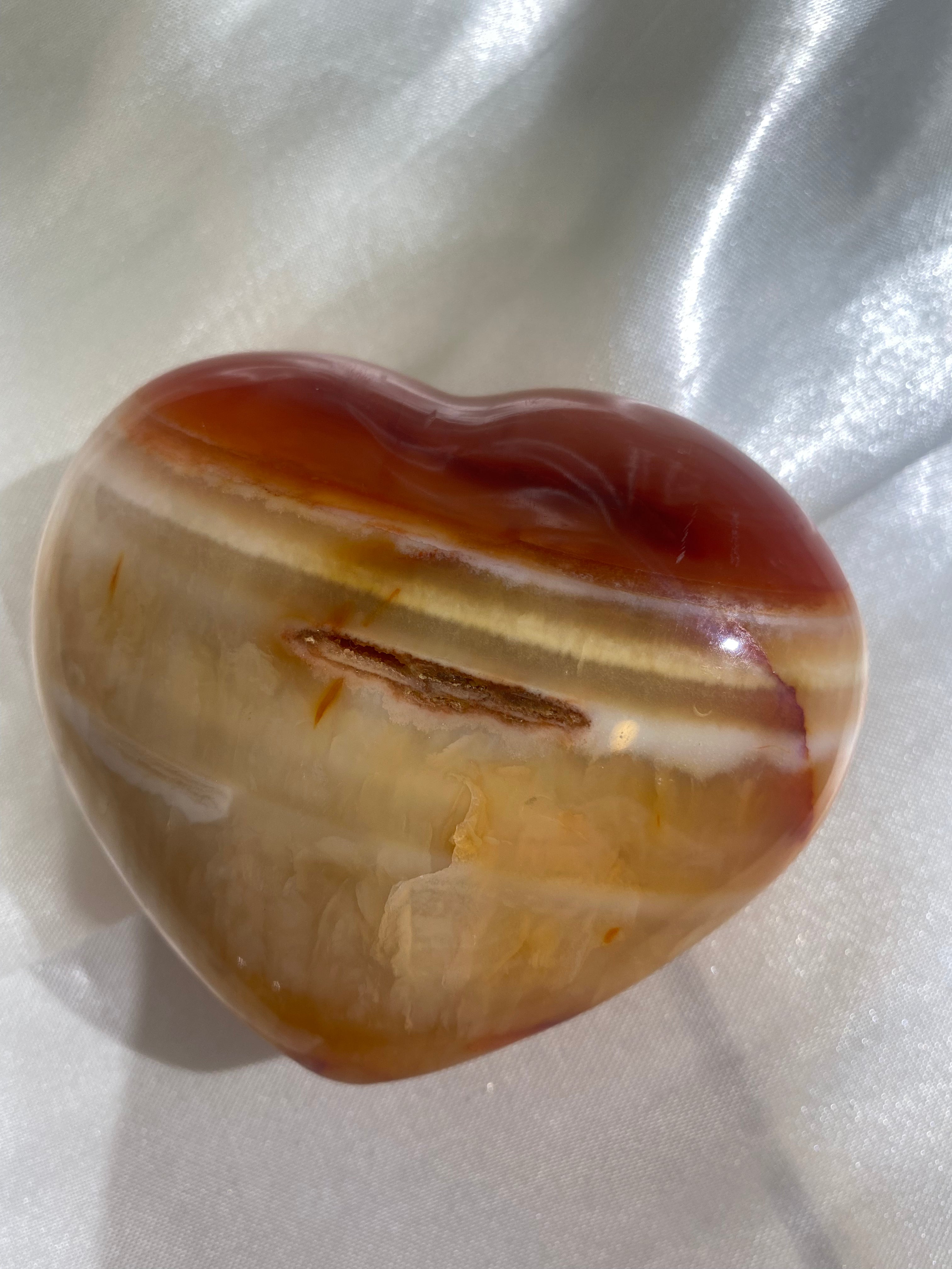 Large Carnelian Heart (CAH18)