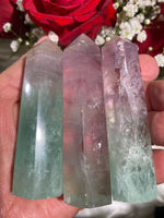 Load image into Gallery viewer, Magenta Fluorite Tower (1 piece)

